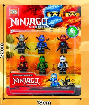 Детский набор фигурок Ninjago фигурки игрушечные Ниндзяго (7008Н)