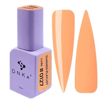 Гель-лак DNKa Polish Gel 0127 Summer Playlist светлый оранжевый 12 мл