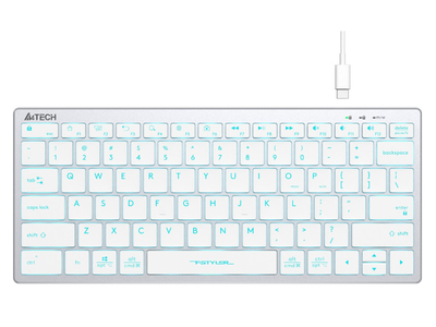 Клавіатура A4Tech Fstyler FX61White