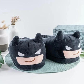 Капці-кігурумі DC Batman Бетмен My Kigu Домашні Для Хлопчика М'які Плюшеві Чорний 30-36 (М13212)