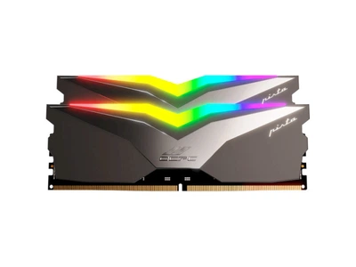 Пам'ять для настільних комп'ютерів OCPC 64 GB (2x32GB) DDR5 5200 MHz Pista Titanium/Silver (MMPT2K64GD552C40T)
