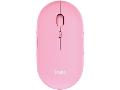 Миша Trust Puck Rechargeable Ultra-Thin BT WL Silent Pink (24125)