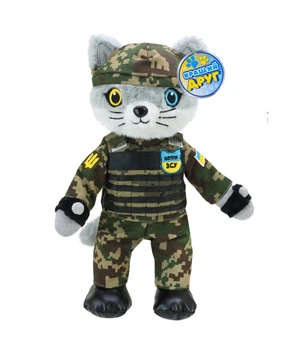 М'яка іграшка ToyCloud Котик ЗСУ 33 см