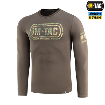 Футболка довгий рукав M-Tac Logo Dark Olive 2XL 80067048-2XL