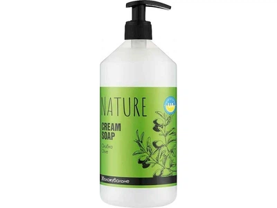 Крем-мило рідке BIOTON 900мл Оливка Nature