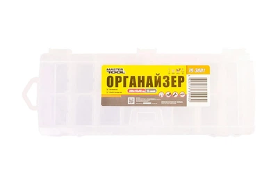 Органайзер Mastertool 12" пластиковий ящик для зберігання дрібних речей для риболовлі та інструментів (DR-P_33IT)