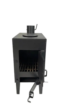 Печь-буржуйка отопительная с варочной поверхностью 3 мм (4-17-BP-50V)