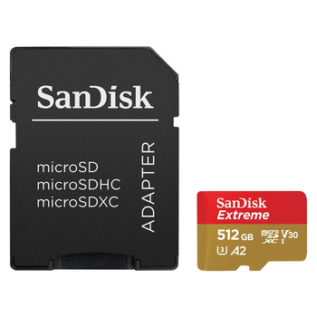 Карта памяти 512 ГБ microSDXC UHS-I U3 A2 SanDisk Extreme SDSQXAV-512G-GN6MA kr