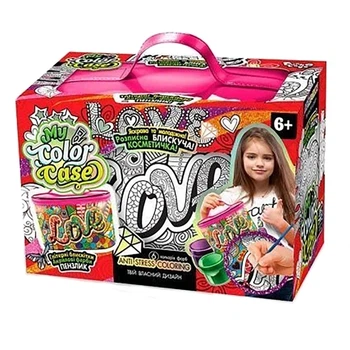 Косметичка-раскраска Danko Toys My Color Case Совы укр COC-01-05U
