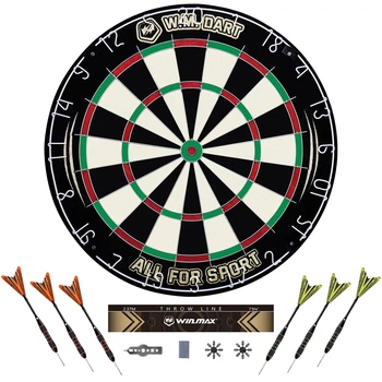 Дартс профессиональный из сизаля WinMax Match Play G491 45cм 6 дротиков