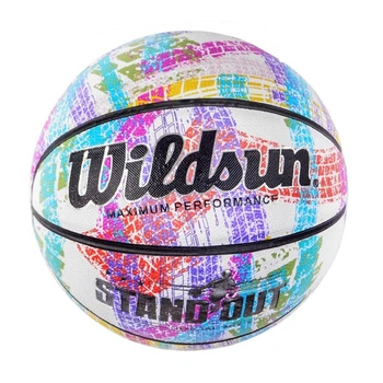 Баскетбольный мяч №7 Minsa Wildsun PU разноцветный С 50179