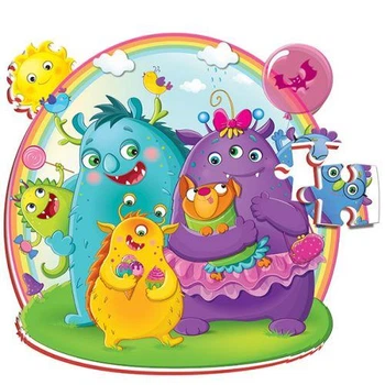 Мягкие пазлы Vladi Toys "Монстры" 36 элементов RK1202-05