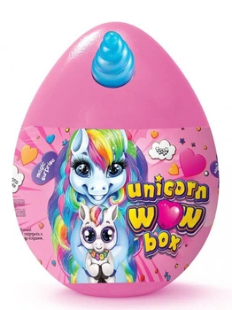 Яйце - сюрприз Danko Toys Unicorn Surprise Box (рос) малиновий USB-01-01