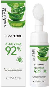 Pianka do mycia twarzy SersanLove Aloe Vera 150 ml (6974388194733)