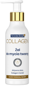 Żel do mycia twarzy Equalan Pharma Novaclear Collagen z aktywnym złotem 150 ml (5900779382367)