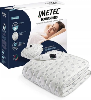 Электро простынь хлопок Imetec 6 режимов, таймер 150x80 см 150 Вт Италия