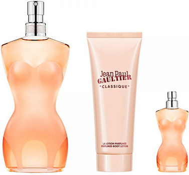 Zestaw damski Jean Paul Gaultier Classique Woda toaletowa 100 ml + Miniaturka Woda toaletowa 6 ml + Balsam do ciała 75 ml (8435415098946)