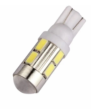 Світлодіодна лампа Т10 W5W 10SMD 5630 з лінзою Autoexpect 12V Білий (10861)