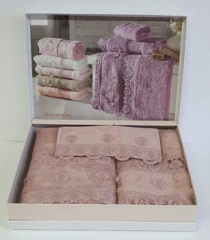 Полотенца Maison D'or 3шт Intensive Bamboo Rose