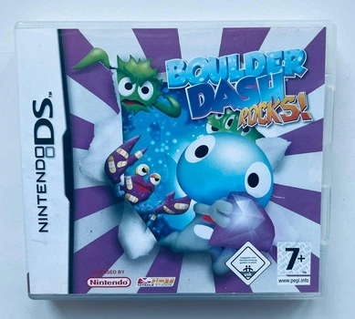 Boulder Dash Rocks, английская версия - картридж для Nintendo DS, Б/У