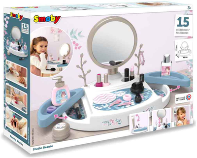 Туалетний столик Smoby My Beauty Studio 15 предметів (3032163202523)