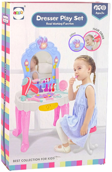 Toaletka LEAN Toys Dresser Play Set z akcesoriami (5904665999356)