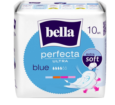 Гігієнічні прокладки Bella Perfecta Ultra Blue 10 шт (5900516305871)
