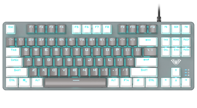Клавіатура Aula Mechanical F3287 keycap KRGD blue Grey/White