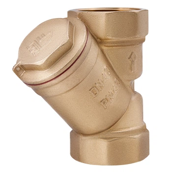 Фільтр грубої очистки косий Thermo Alliance Forte 1 1/2" ВВ, посилений, латунний, PN10