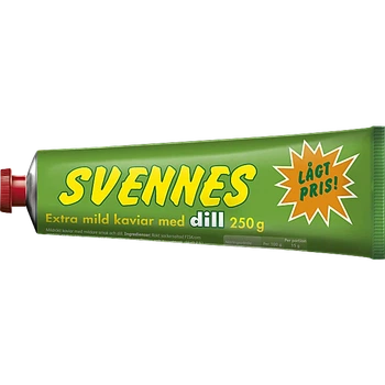 Ікра тріски Svennes з укропом, 250 г kaviar_svennes_dill_250