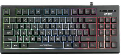 Клавіатура Marvo K607 3 colors-LED USB (K607)