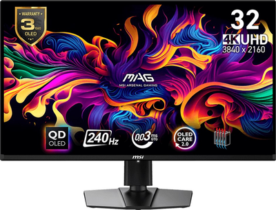 Монітор 31.5" MSI MAG 321UPX QD-OLED (9S6-3DD39T-001)