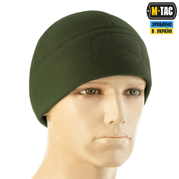 Шапка M-Tac Watch Cap Elite фліс (320г/м2) с липучкой S Army Olive