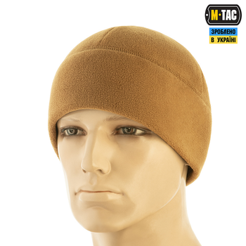 Шапка М-Тас Watch Cap Elite фліс (320г/м2) with Slimtex M Coyote Brown