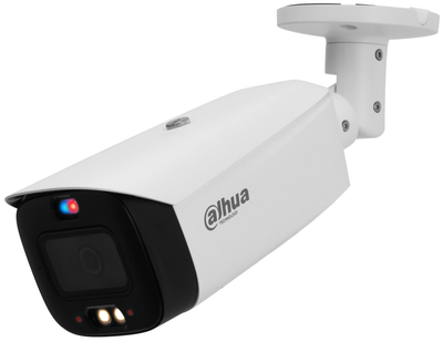 IP-камера Dahua Smart Dual Light Active Deterrence Fixed-focal Bullet WizSense Network 4MP IR (DH-IPC-HFW3449T1-AS-PV)