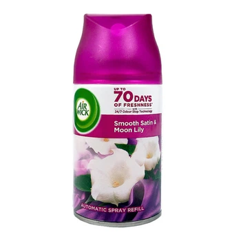 Сменный баллон для автоматического освежителя Air Wick Smooth Satin & Moon Lily, 250 мл