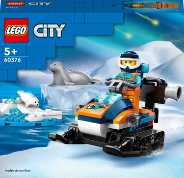 Набір конструктора LEGO City Arctic Explorer Snowmobile 70 деталей 4 шт (60376)