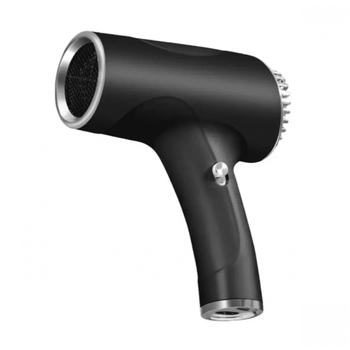 Фен для волос беспроводной Usb Hair Dryer GTM На аккумуляторе холодный гарячий обдув 500 Вт Black (I52554M)