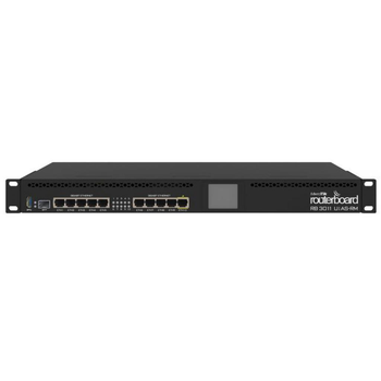 Маршрутизатор 1U rackmount MikroTik RB3011UiAS-RM 10xGE SFP USB 3.0 LCD