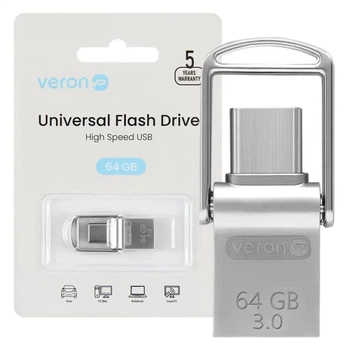 USB флеш-накопитель 64 ГБ Veron USB 3.0 Type-C Серия 104 (780055)