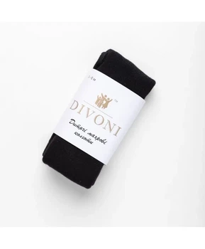Махрові дитячі колготи Divoni 6-12м.(74-80см) чорний