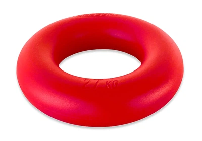 Эспандер кистевой EasyFit Ring 27 кг красный для тренировки силы кистей и пальцев (EF-1904-60)