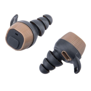 Активные защитные наушники (беруши) Earmor M20 Tactical Earbuds (Coyote Brown) (89036)