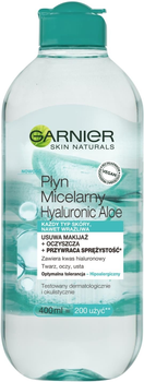 Міцелярна вода Garnier Skin Naturals Hyaluronic Aloe для демакіяжу 400 мл (3600542396578)