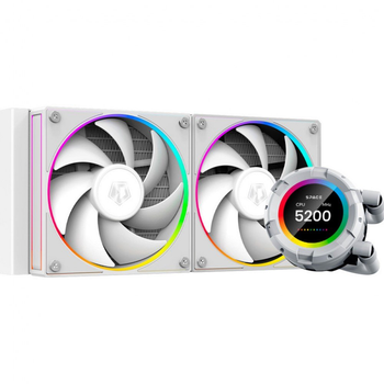 Система жидкостного охлаждения ID-Cooling SL240 WHITE[104757]