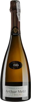 Вино ігристе Arthur Metz Cremant d'Alsace 1904 біле брют 0.75 л 12% (3183523700019)