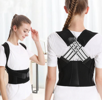 Корректор осанки Real Doctors Posture Support Brace M Черный (KG-11935)