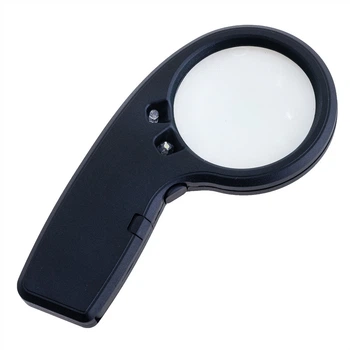 Лупа ручна з підсвічуванням Magnifier MG21013, 4х - 50 мм