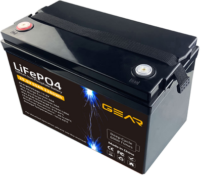Акумуляторна батарея Gear LiFePo4 25.6V-50 Ah (1280 кВт/ч) (GB-LiFePo4-25.6-50)
