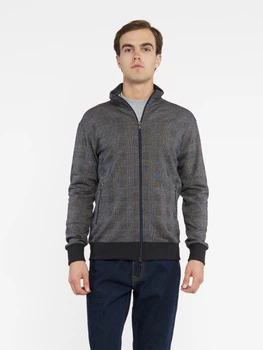 Кофта на блискавці чоловіча сіра Arber Jersey Bomber ASKR-38-3 XXL зріст 5 сірий (M17.22.12.431)